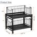 2 Tier Under Sink Cabinet Organizer with Sliding Drawer Pull Out Baskets, Black