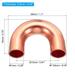 4pcs 5/16" OD 28x19mm Elbow Copper Pipe Fitting Plumbing Sweat Solder Connection - Copper Tone