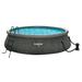 Funsicle 18 x 48 QuickSet Ring Above Ground Swimming Pool Herringbone