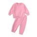 Leesechin Toddler Tops Long Sleeve Clearance Girls Boys Fall Winter Long Sleeve Round-Neck Blouses And Casual Pants Baby Suit
