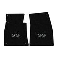 Lloyd Mats Custom Fit Floor Mats for Chevy Chevelle or Malibu 1964-1965 LogoMat 2pc Set Black