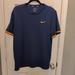 Nike Shirts | Nike Court Dry Blue T- Shirt Men's Size L | Color: Blue | Size: L