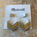 Madewell Jewelry | Nwt Madewell Arrow Stack Earrings | Color: Gold/Silver | Size: Os