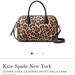 Kate Spade Bags | Kate Spade New York Bag/Purse Dunne Lane Leopard Print Mega Lane Satchel | Color: Black/Brown | Size: Os