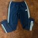 Adidas Bottoms | Adidas Tricot Joggers, Boys Husky 14/16, Navy, Excellent Condition | Color: Blue | Size: 14-16 Plus/Husky