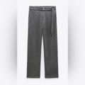 Zara Pants & Jumpsuits | Grey Zara Trousers. New With Tags | Color: Gray | Size: Xs