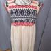 Anthropologie Dresses | Edme & Esyllte Anthropologie Size Xs Shift Dress Red Blue Embroidery Boho Hippie | Color: Blue/Red | Size: Xs