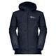 3-in-1-Funktionsjacke JACK WOLFSKIN "ICELAND 3IN1 JACKET G" Gr. 140, blau (night, blue) Kinder Jacken Winterjacken