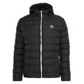 Winterjacke URBAN CLASSICS "Herren Basic Bubble Jacket" Gr. XXL, schwarz-weiß (black, white, black) Herren Jacken Übergangsjacken