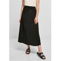 Jerseyrock URBAN CLASSICS "Damen Ladies Viscose Midi Skirt" Gr. 3XL, schwarz (black) Damen Röcke