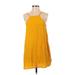 Staring at Stars Casual Dress - DropWaist: Yellow Dresses - Women's Size Small
