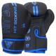 Klicken Sie auf Fitness Unisex-Adult Hit Boxing KAOS PU-Boxhandschuhe (Schwarz und Blau), 8oz