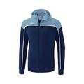 Erima Herren „CHANGE by erima" Trainingsjacke mit Kapuze, new navy/faded denim/weiß, XL