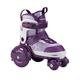 HUDORA Rollschuh My First Quad in versch. Größen & Farben - hochwertige Rollschuhe für Kinder bis 20kg - Kinder Rollschuhe größenverstellbar - sichere Einsteiger-Rollerskates mit großen Rollen