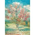 Jigsaw Puzzles 2000 Pieces Peach Tree in Blossom 2000 Piece Puzzle for Adults Pink Peach Tree Oil Painting Puzzle 2000 Pieces Reduced Pressure Gift Classic Art Puzzles from Vincent Van Gogh