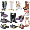 Genshin Impact Anime Cosplay Chaussures Bottes Bottes en cuir Yae ata Ko-Yun Jin Venti Klee