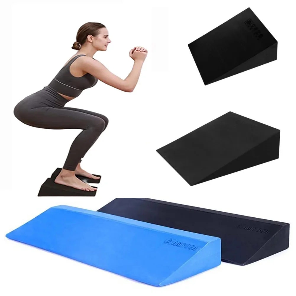 Planches inclinées extensibles, rampe de Squat, blocs de cale de Yoga, poignet léger, Support du bas du dos pour l'exercice, la salle de sport, le Fitness