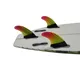 Planche de surf FCS 2 G7 Double onglets dégradé Orange et jaune 2 alvéoles en fibre de verre