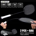 ALP XHP-Raquette de badminton Pro avec sac à cordes 100% fibre de carbone élastique 6U 72g 30lb