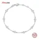 TONGZHE – Bracelet en argent Sterling 925 pour femmes Bijoux fins breloques couleur or blanc