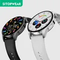 SITOPWEAR – montre connectée de Sport pour hommes et femmes étanche avec appels Bluetooth