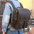 JOYIR – sac à dos en cuir Crazy Horse pour homme grande capacité 15.6 pouces pour ordinateur