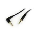 2PK Startech.Com 3.5mm To Right Angle Stereo Audio Cable (MU6MMSRA)