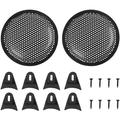 1 Pair 10 Speaker Waffle Grill Clipless Grill for Speakers And Woofers GR-10