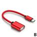 Metal USB C 3.1 Type C Male To USB Female Data OTG Cable Universal Adapter I9H5