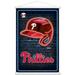 MLB Philadelphia Phillies - Neon Helmet 23 Wall Poster with Magnetic Frame 22.375 x 34