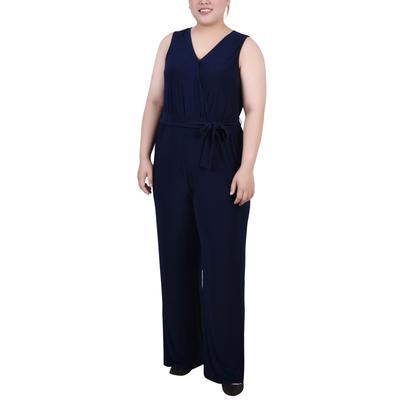 Sleeveless Belted Jumpsuit