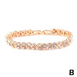 Shiny Diamond Bangle Bracelets Fashion Roman Style Christmas Jewelry}-NEW