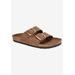 Women's Helga Sandal by White Mountain in Brown Leather (Size 12 M)