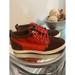 Converse Shoes | Converse All Star Chuck Taylor Ox Low Leather Brown Red Sneaker Sz 7 | Color: Brown/Red | Size: 7