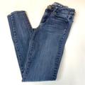 American Eagle Outfitters Jeans | American Eagle Womens Jeans Size 2 Xlong Hi Rise Jegging Stretch Dark Wash #0467 | Color: Blue | Size: 2