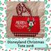 Disney Bags | Disney Merry & Bright Disneyland Tote Bag | Color: Red | Size: Os