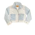 Levi's Jackets & Coats | Levi’s Girls Cropped Light Patchwork Denim Jacket Sz M | Color: Blue | Size: Mg