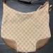 Gucci Bags | Large 12x15 Gucci Beige/Gold Gg Canvas And Leather | Color: Tan | Size: 12x15