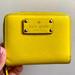 Kate Spade Bags | Kate Spade Wellesley Limoncello Yellow Leather Zip Around Continental Wallet | Color: Yellow | Size: Os