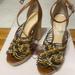 Jessica Simpson Shoes | Jessica Simpson Multi Color 5 Inch Heel Sandal Size 7.5 | Color: Tan | Size: 7.5