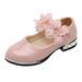 JDEFEG Girls Wedges Sandals Autumn Children Shoes Flower Single Shoes Korean Children Dance Shoes Princess Shoes Leather Shoes Girls Slippers Rubber Rd2 36