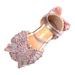 JDEFEG Toddler Booties Girl Fashion Summer Girls Dance Shoes Princess Dress Performance Shoes Silk Bow Rhinestone Mesh Bow Light and Comfortable Boots for Teen Girls Knee High Pink 29