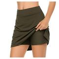 Qufokar Fringe Skirt Bed Skirt Full Sport Active Lightweight for Skirt Golf Skort Women S Tennis Performance Running Skirt