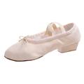 JDEFEG Casual Womens Shoes Size 9 Women s Canvas Dance Shoes Soft Soled Training Shoes Ballet Shoes Sandals Dance Casual Shoes Low Wedge Formal Shoes Beige 41