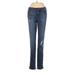 1822 Denim Jeans - Low Rise: Blue Bottoms - Women's Size 25 - Dark Wash