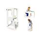 2 in 1 Folding Learning Tower, Kitchen Aid Tower, Explorer Tower, Step Stool, Table Group, Stool, Learning Tower, Learning Tower, Montessori Art Furniture (White)