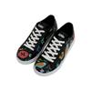Sneaker DOGO "Ace Low-Top Sneaker Flowers & Birds Black Damen Sneaker", Damen, Gr. 36, Normalschaft, schwarz, Lederimitat, casual, Schuhe, Vegan