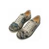 Sneaker DOGO "Classic Schnürsneaker Birds Of The Castle Damen Sneaker", Damen, Gr. 39, Normalschaft, bunt (natur), Lederimitat, Schuhe, Vegan