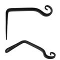 MPWEGNP Steel Home Rustic Decor (Black) Pack Wall 2 Bracket Hook Wall of Hooks Made Hanging Tools & Home Improvement Roll Out Drying Rack Extra Large Sink Drying Rack Roll up 25 X 14