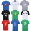 T-shirt à manches courtes en coton pour hommes The Big Bang Theory Bazinga Sheldon Cooper